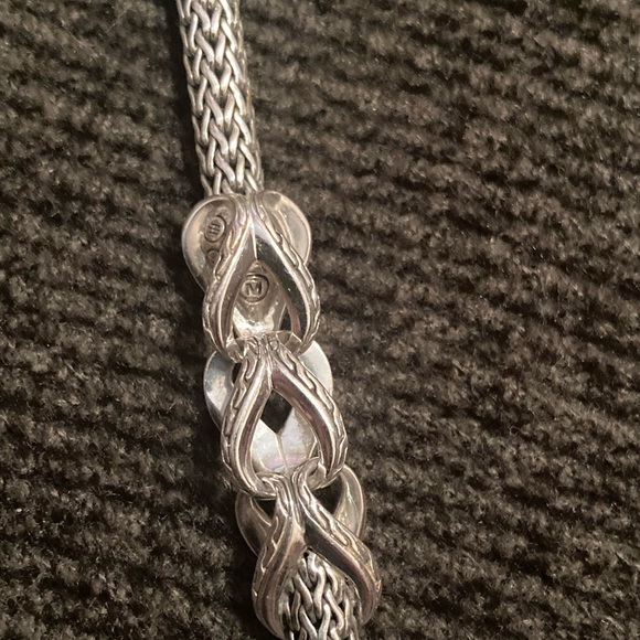 John Hardy Classic Chain Asli Bracelet with Pave diamonds - Picture 7 of 8